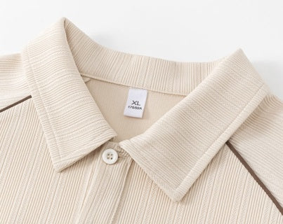 Ralph Lauren Polo Shirt Textured Raglan Short Sleeve Polo