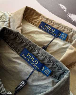 Ralph Lauren Shirt Cotton Utility Pocket Short Sleeve Shirt