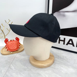 Ralph Lauren Hat Black Red Pony Clean-Crown Baseball Cap