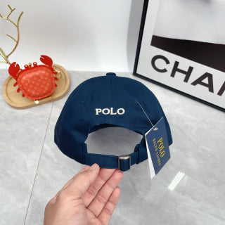 Ralph Lauren Hat Midnight Navy White Pony Baseball Cap