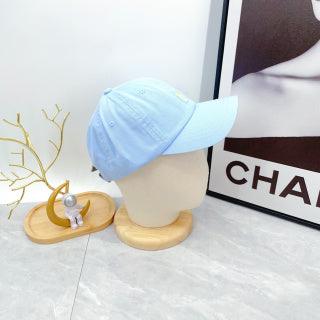Ralph Lauren Hat Baby Blue Pale Yellow Pony Baseball Cap