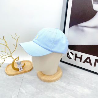 Ralph Lauren Hat Baby Blue Pale Yellow Pony Baseball Cap