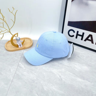 Ralph Lauren Hat Baby Blue Pale Yellow Pony Baseball Cap