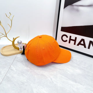 Ralph Lauren Hat Bright Orange Green Pony Baseball Cap
