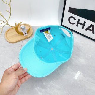 Ralph Lauren Hat Aqua Blue Tonal Pony Everyday Baseball Cap