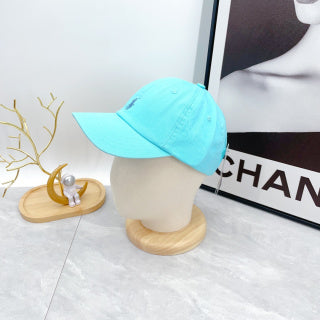 Ralph Lauren Hat Aqua Blue Tonal Pony Everyday Baseball Cap