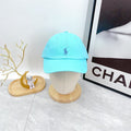 Ralph Lauren Hat Aqua Blue Tonal Pony Everyday Baseball Cap