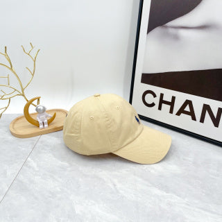 Ralph Lauren Hat Pale Sand Navy Pony Curved Brim Cap