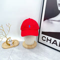 Ralph Lauren Hat Signal Red Blue Pony Low-Profile Baseball Cap