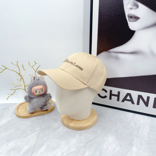 Ralph Lauren Hat Beige Wordmark Embroidered Baseball Cap