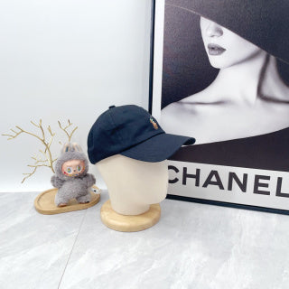 Ralph Lauren Hat Dark Navy Baseball Cap with Front Polo Bear Embroidery