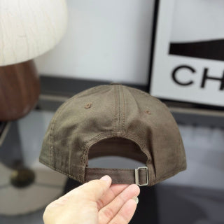 Ralph Lauren Hat Dark Walnut Brown Baseball Cap with White Pony Embroidery