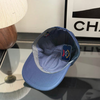 Ralph Lauren Hat Deep Royal Blue Baseball Cap with Multicolor Front Embroidery