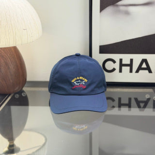 Ralph Lauren Hat Deep Royal Blue Baseball Cap with Multicolor Front Embroidery