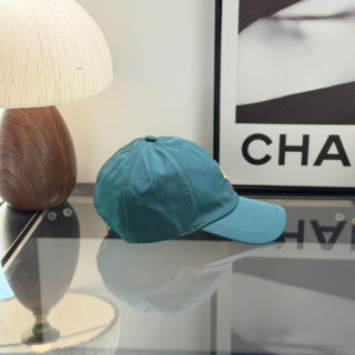Ralph Lauren Hat Teal Green Baseball Cap with Multicolor Front Embroidered Graphic