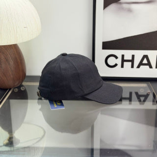 Ralph Lauren Hat Black Baseball Cap with White Pony Embroidery