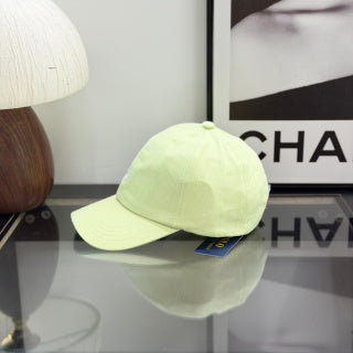 Ralph Lauren Hat Pale Lime Baseball Cap with White Pony Embroidery and POLO Back Strap
