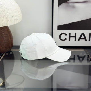 Ralph Lauren Hat White Baseball Cap with Navy Pony Embroidery