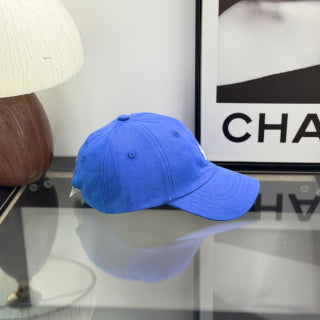 Ralph Lauren Hat Vibrant Blue Baseball Cap with White Pony Embroidery
