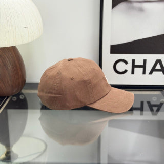 Ralph Lauren Hat Camel Brown Baseball Cap with White Pony Embroidery