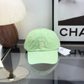 Ralph Lauren Hat Mint Green Baseball Cap with Pale Pink Pony Embroidery