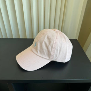 Ralph Lauren Hat Blush Pink Aqua Pony Washed Baseball Cap