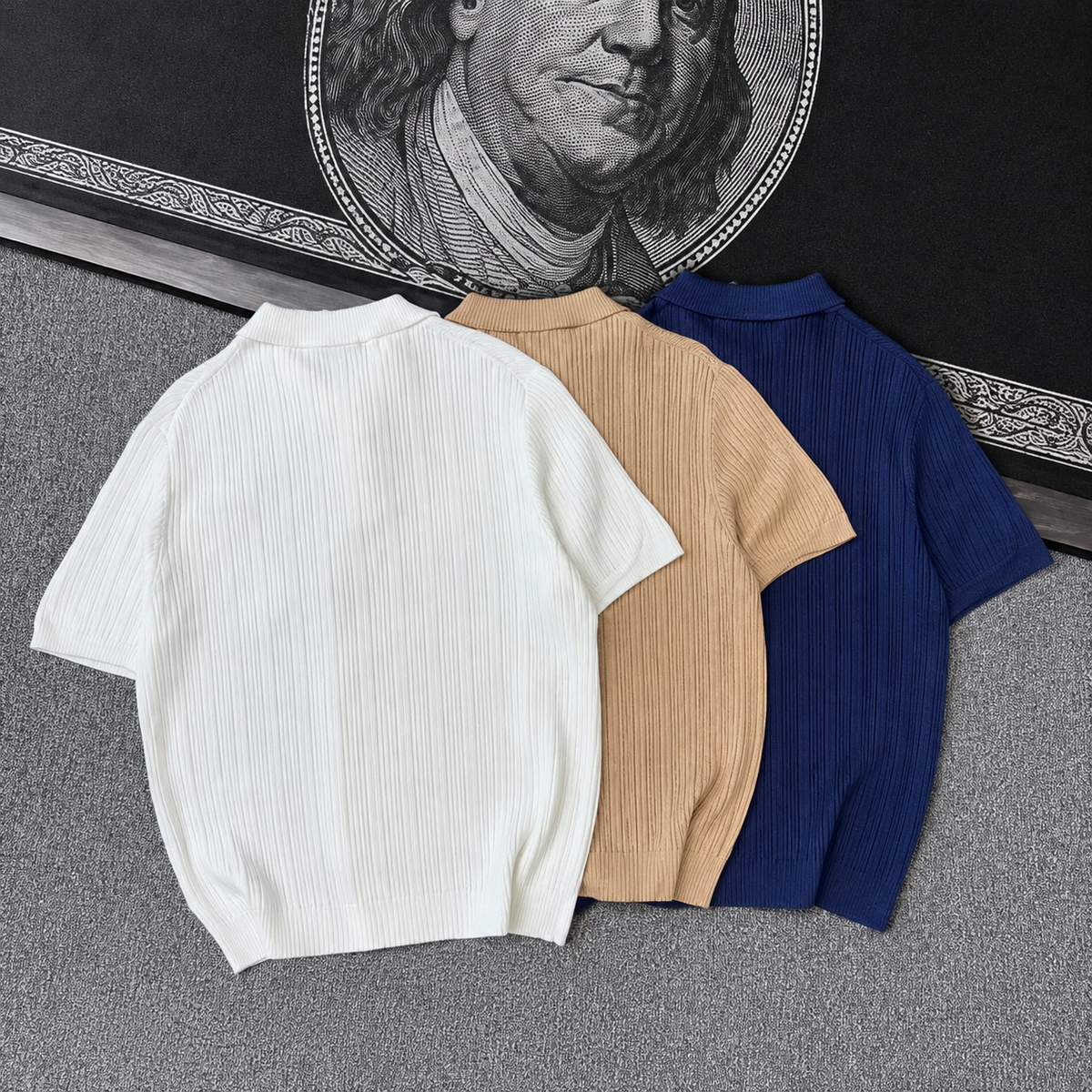 Ralph Lauren Polo Shirt Cable-Knit Cotton Short Sleeve Polo