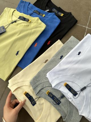 Ralph Lauren T-shirt Classic Embroidered Pony Logo Crew Neck Tee