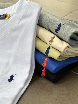 Ralph Lauren T-shirt Classic Embroidered Pony Logo Crew Neck Tee