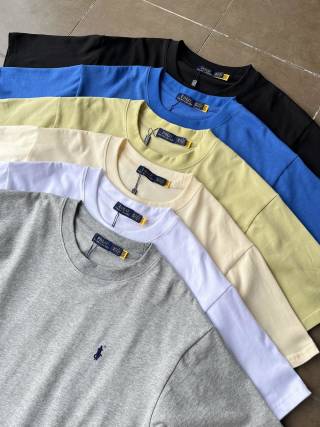 Ralph Lauren T-shirt Classic Embroidered Pony Logo Crew Neck Tee