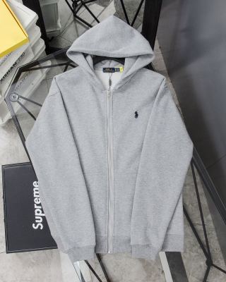 Ralph Lauren Essential Outerwear Hooded Full Zip Sweatshirt Jacket