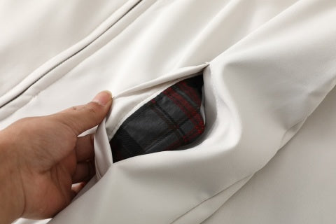 Ralph Lauren Outerwear Contrast Collar Cotton Harrington Jacket