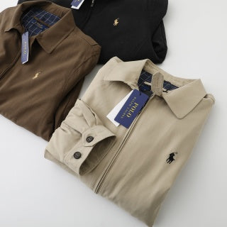 Ralph Lauren Outerwear Vintage Fold-Collar Zip Jacket