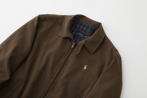Ralph Lauren Outerwear Vintage Fold-Collar Zip Jacket
