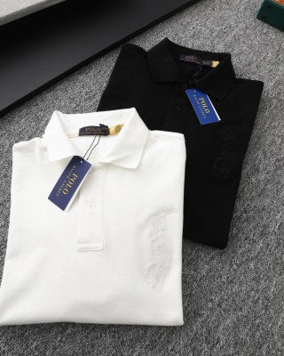 Ralph Lauren Heavyweight Cotton Embroidered Polo Shirt