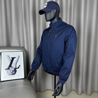 Ralph Lauren Essential Outerwear Stand Collar Harrington Jacket