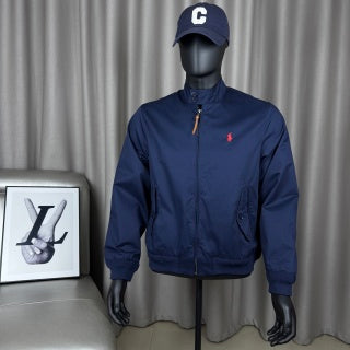 Ralph Lauren Essential Outerwear Stand Collar Harrington Jacket
