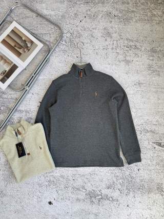 Ralph Lauren Sweatshirt Pony Embroidered Quarter-Zip Pullover