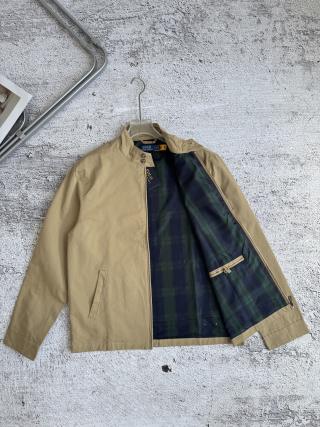Ralph Lauren Classic Outerwear Stand Collar Zip Jacket