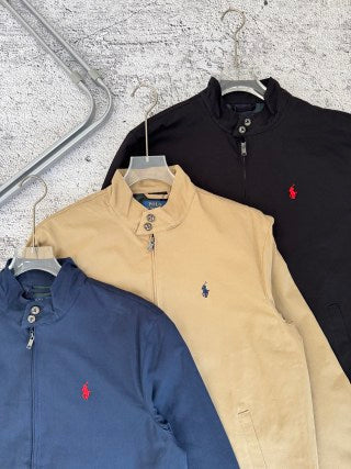 Ralph Lauren Classic Outerwear Stand Collar Zip Jacket