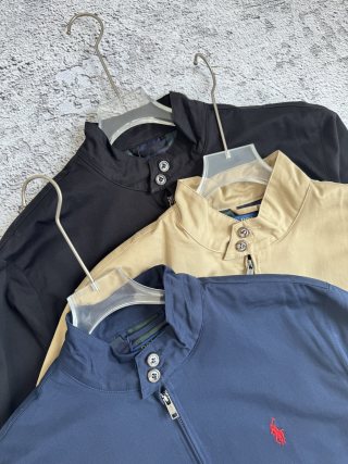 Ralph Lauren Classic Outerwear Stand Collar Zip Jacket