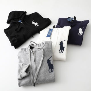 Ralph Lauren Heritage Outerwear Big Pony Hooded Zip Jacket