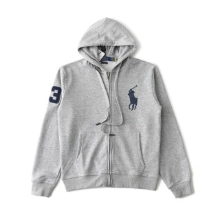 Ralph Lauren Heritage Outerwear Big Pony Hooded Zip Jacket