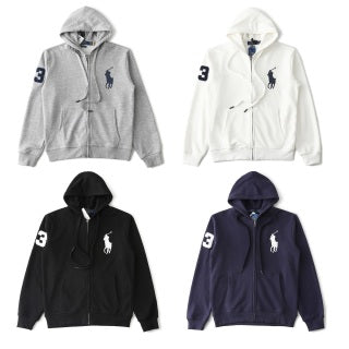 Ralph Lauren Heritage Outerwear Big Pony Hooded Zip Jacket