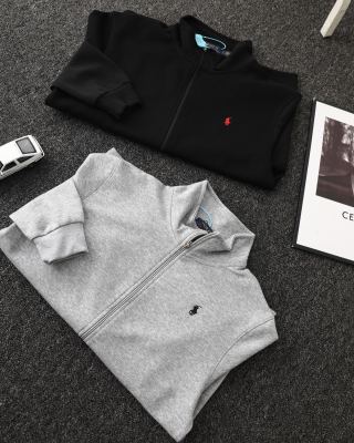 Ralph Lauren Signature Outerwear Full Zip Sweatshirt Jacket