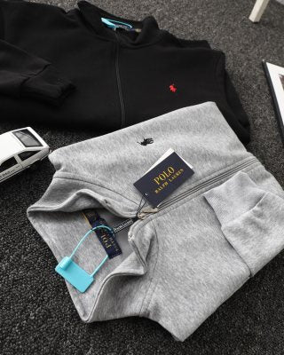 Ralph Lauren Signature Outerwear Full Zip Sweatshirt Jacket