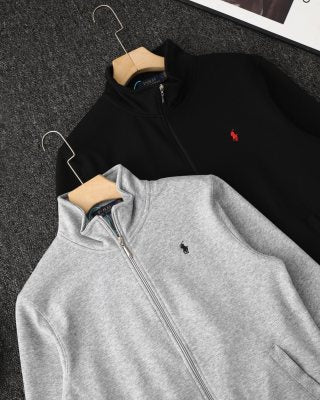 Ralph Lauren Signature Outerwear Full Zip Sweatshirt Jacket