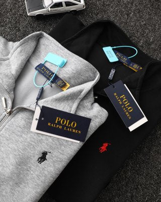 Ralph Lauren Signature Outerwear Full Zip Sweatshirt Jacket