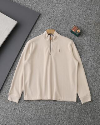 Ralph Lauren Sweatshirt Color Pony Embroidered Half-Zip Pullover