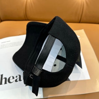 Ralph Lauren Hat Black Embroidered Pony Baseball Cap